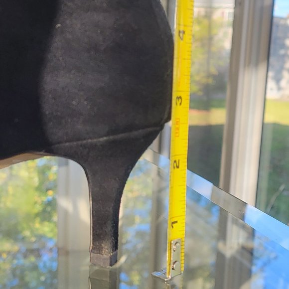 Fayla Black Suede Booties - Picture 9 of 9